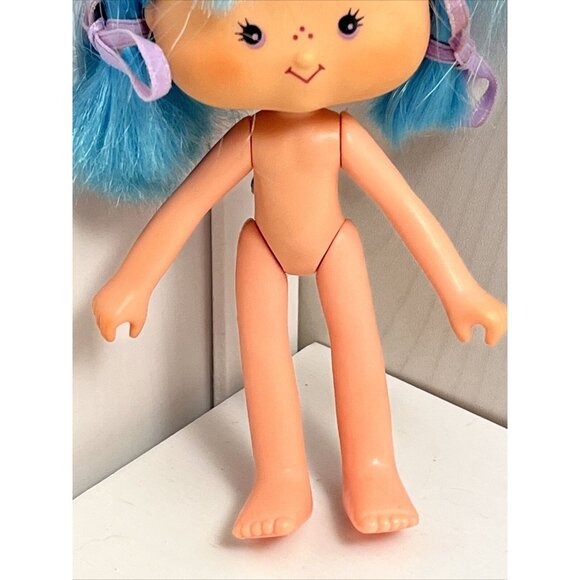 Vintage 80s Blueberry Muffin Strawberry Shortcake Doll  Cheesecake KENNER w/comb - Picture 8 of 13